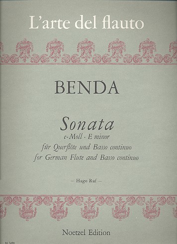 Sonate e-Moll  für Flöte und Klavier  