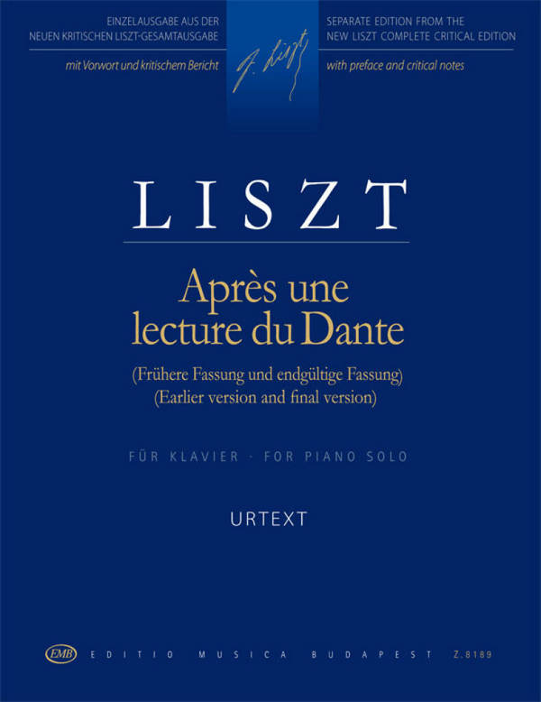Aprés une lecture du Dante  für Klavier  