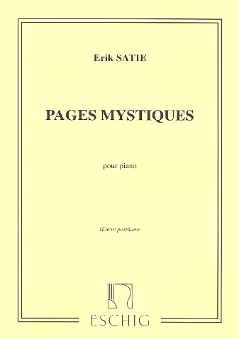 Pages mystiques&nbsp;&nbsp;pour piano&nbsp;&nbsp;