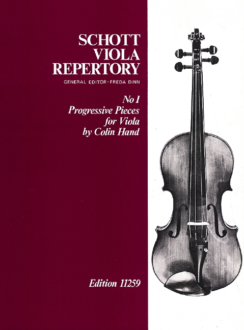 Progressive pieces  for viola and piano  