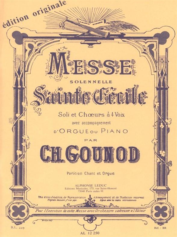 Messe solennelle  pour chant et orgue  