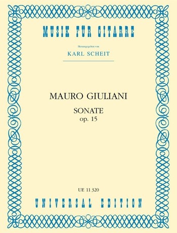 Sonate op.15&nbsp;&nbsp;für Gitarre&nbsp;&nbsp;