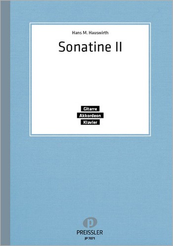 Sonatine Nr.2  für Gitarre und Akkordeon  Partitur mit Gitarrenstimme