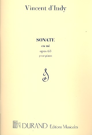 Sonate mi majeur op.63  pour piano  
