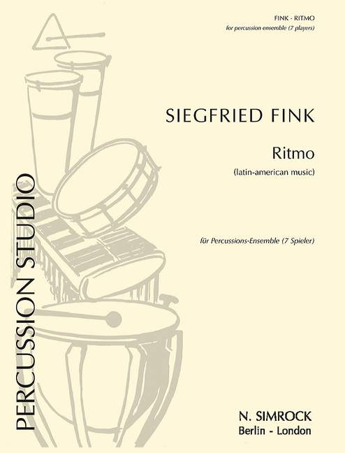 Ritmo  für 7 Percussioninstrumente  Partitur und Stimmen
