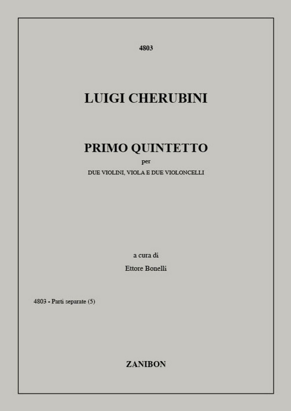 Quintett Nr.1 für 2 Violinen,  Viola und 2 Violoncelli  Stimmen