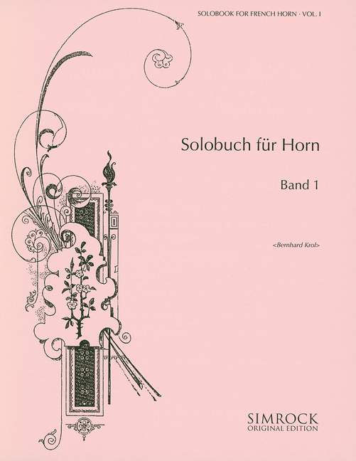 Solobuch Band 1&nbsp;&nbsp;für Horn&nbsp;&nbsp;