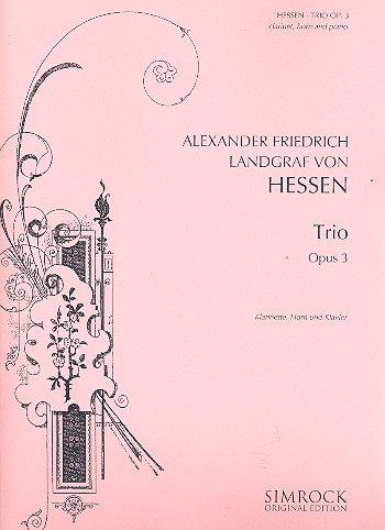 Trio op.3&nbsp;&nbsp;für Klarinette, Horn und Klavier&nbsp;&nbsp;