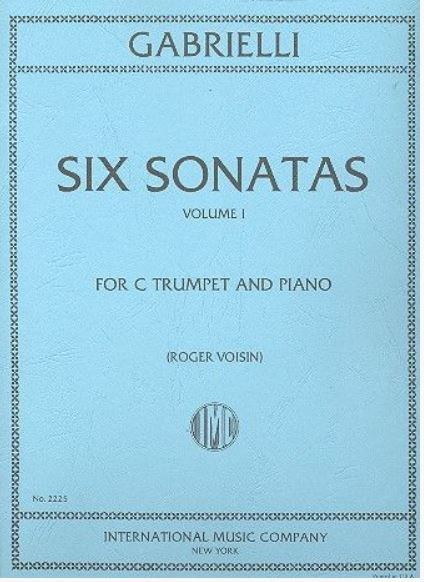 6 Sonatas op.11 vol.1 (nos 1-3)  for trumpet and piano  VOISIN, ED.
