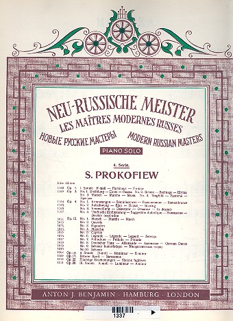Mazurka op.12,4  für Klavier  