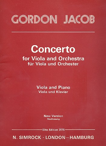 Concerto no.1  for viola and orchestra  for viola and piano