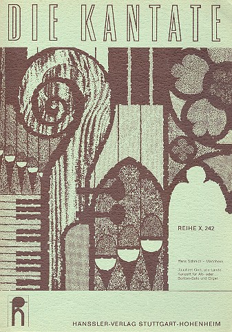 Jauchzet Gott alle Lande&nbsp;&nbsp;für Alt (Bariton-) solo und Orgel&nbsp;&nbsp;Partitur