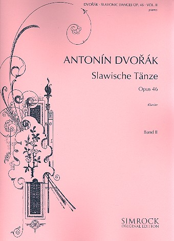 Slawische Tänze op.46 Band 2 (Nr.5-8)&nbsp;&nbsp;für Klavier&nbsp;&nbsp;