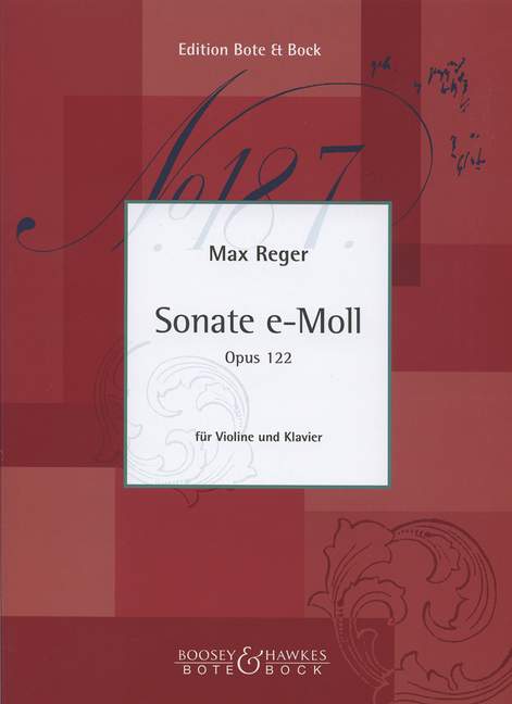 Sonate e-Moll op.122&nbsp;&nbsp;für Violine und Klavier&nbsp;&nbsp;