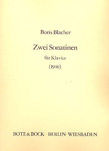 2 Sonatinen op.47  (1940)  für Klavier  