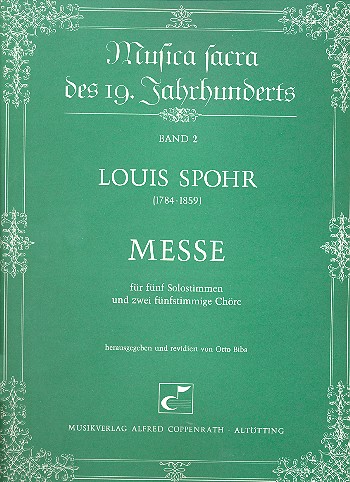 Messe op.54  für Soli und gem Chor a cappella  Partitur