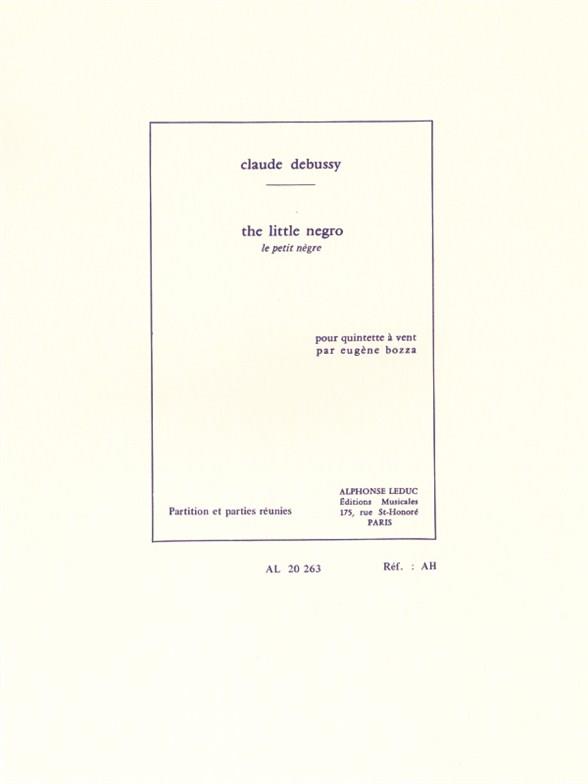 Le petit nègre pour quintette  a vent  parties