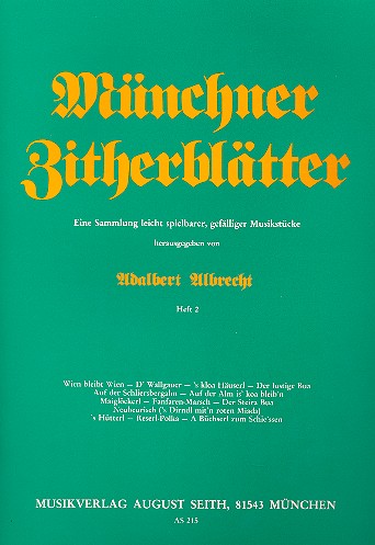 Münchner Zitherblätter Band 2    