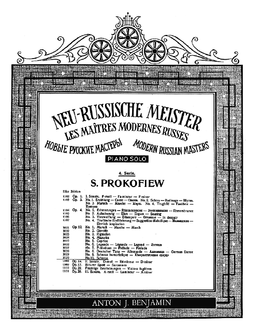 Scherzo op.12,10  für Klavier  