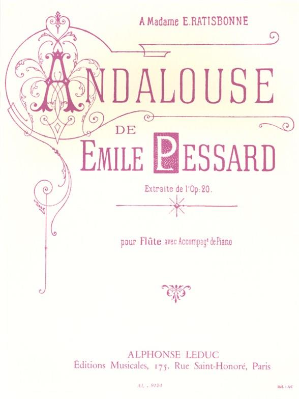 Andalouse op.20&nbsp;&nbsp;pour flûte et piano&nbsp;&nbsp;