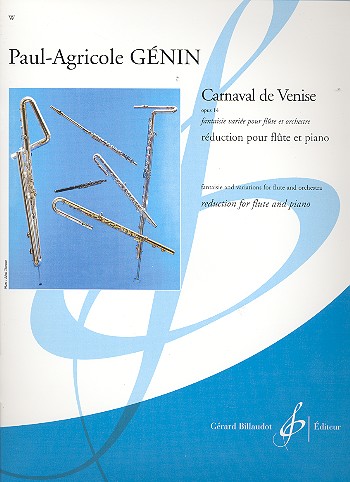 Carnaval de venise op.14&nbsp;&nbsp;pour flûte et piano&nbsp;&nbsp;