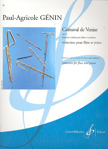 Carnaval de venise op.14  pour flûte et piano  