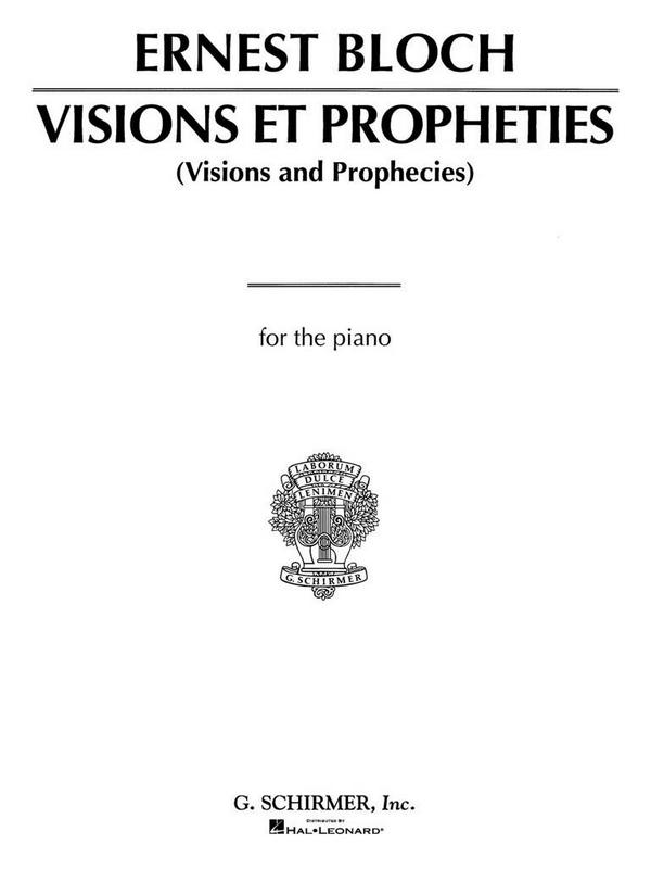 Visions et propheties&nbsp;&nbsp;for piano&nbsp;&nbsp;