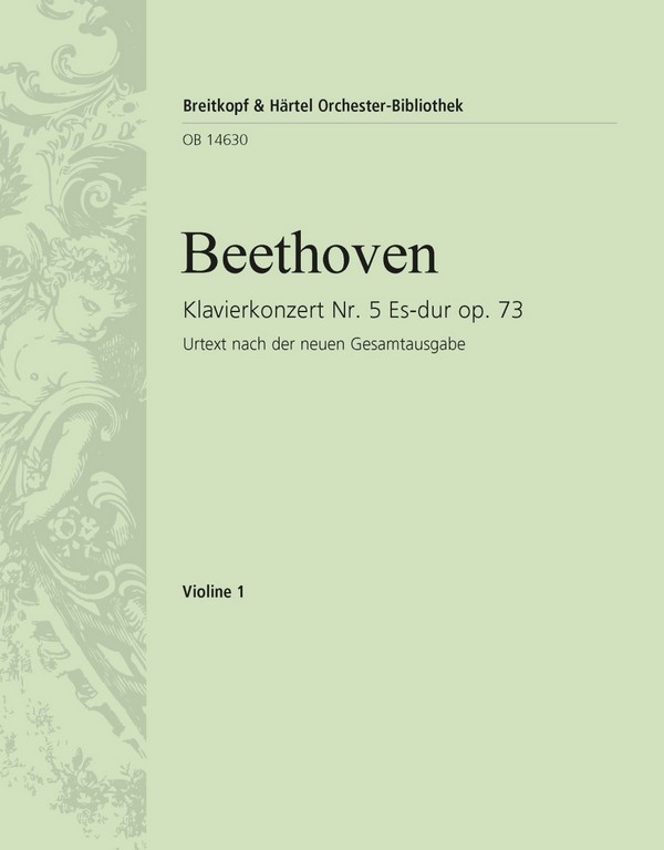 Konzert Es-Dur Nr.5 op.73&nbsp;&nbsp;für Klavier und Orchester&nbsp;&nbsp;Violine 1