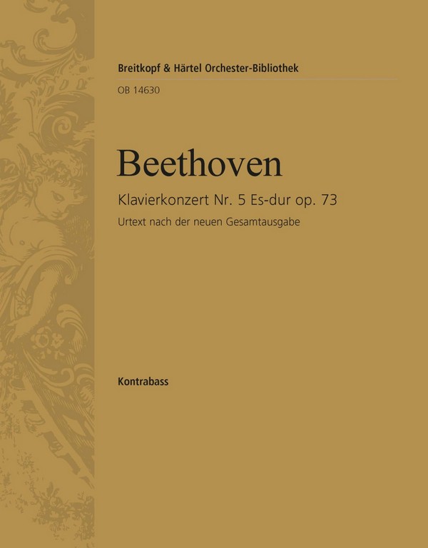 Konzert Es-Dur Nr.5 op.73&nbsp;&nbsp;für Klavier und Orchester&nbsp;&nbsp;Kontrabass