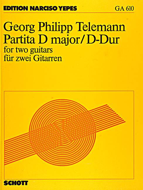 Partita D-Dur&nbsp;&nbsp;für 2 Gitarren&nbsp;&nbsp;Spielpartitur