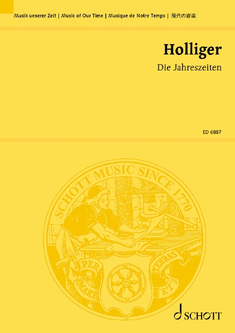 Die Jahreszeiten  für gem Chor a cappella  Partitur