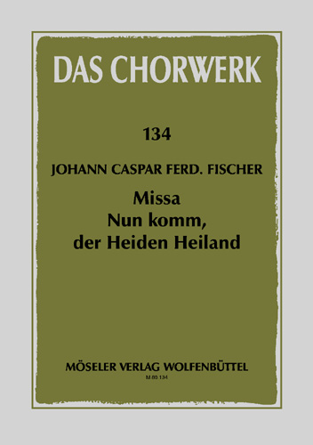 Nun komm der Heiden Heiland&nbsp;&nbsp;für gem Chor und Orgel&nbsp;&nbsp;Partitur