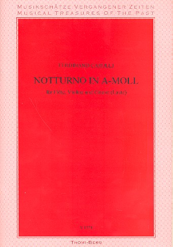 Notturno a-Moll  für Flöte, Violine und Gitarre  Partitur und Stimmen