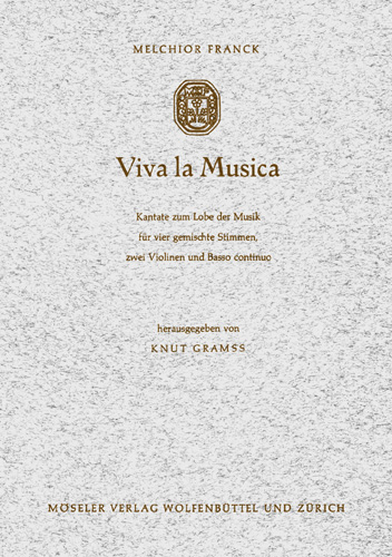 Viva la musica&nbsp;&nbsp;für Chor, 2 Violinen und Violoncello&nbsp;&nbsp;Partitur