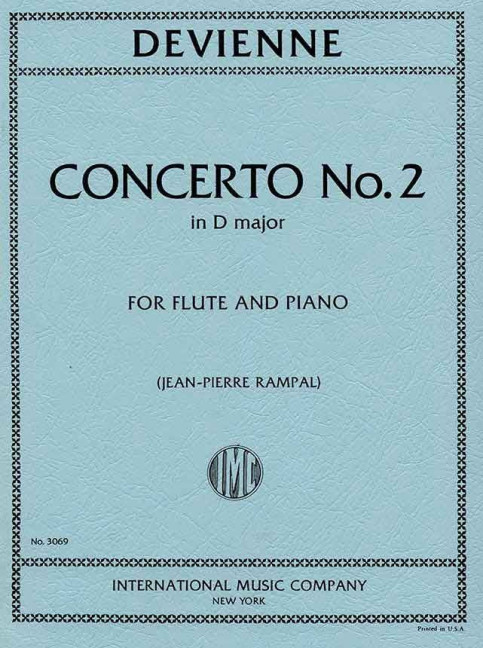 Concerto D major no.2  for flute and piano  