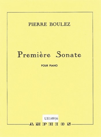 Sonate no.1  pour piano  