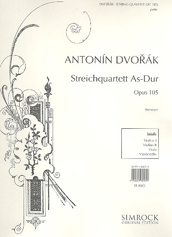 Streichquartett As-Dur op.105&nbsp;&nbsp;&nbsp;&nbsp;Stimmen