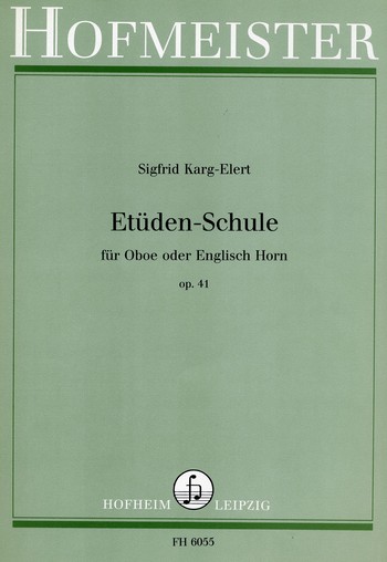 Etüdenschule op.41&nbsp;&nbsp;für Oboe&nbsp;&nbsp;