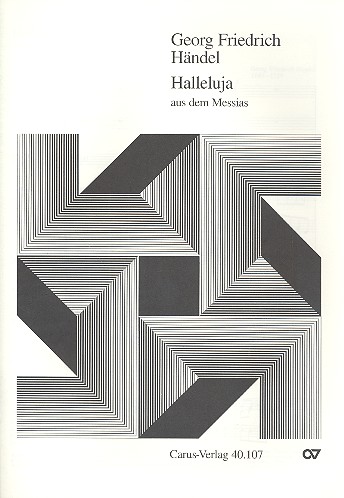 Halleluja Chor aus&nbsp;&nbsp;Messias&nbsp;&nbsp;Partitur