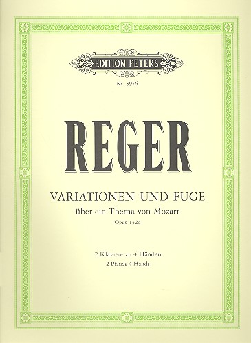 Variationen und Fuge über ein Thema von Mozart op.132  für Orchester&nbsp;&nbsp;für 2 Klaviere&nbsp;&nbsp;