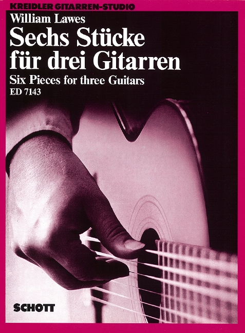 Sechs Stücke  für 3 Gitarren  Partitur und Stimmen
