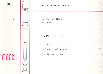 La plus des plus 5 Chansons  für 3 Instrumente (SAT)  Partitur