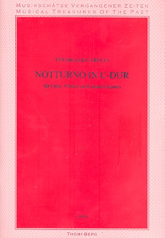Notturno C-Dur  für Flöte, Violine und Gitarre  Partitur und Stimmen