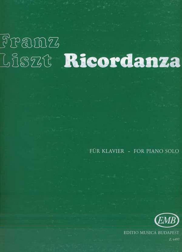 Ricordanza&nbsp;&nbsp;für Klavier&nbsp;&nbsp;