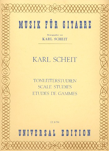 Tonleiterstudien&nbsp;&nbsp;für Gitarre&nbsp;&nbsp;