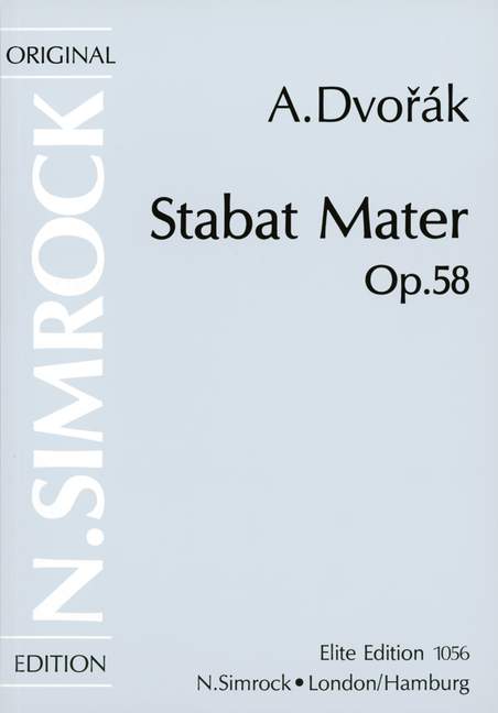 Stabat mater op.58&nbsp;&nbsp;für Soli, Chor und Orchester&nbsp;&nbsp;Klavierauszug (la)