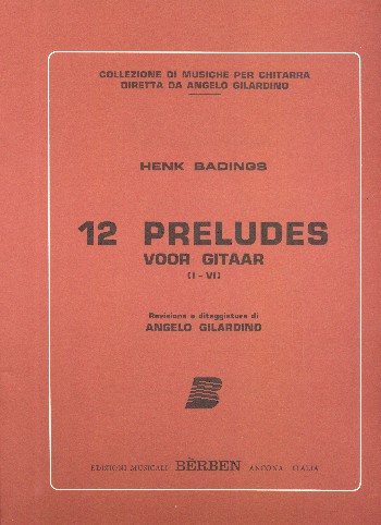 12 preludes vol.1 (nos.1-6)  voor gitaar  