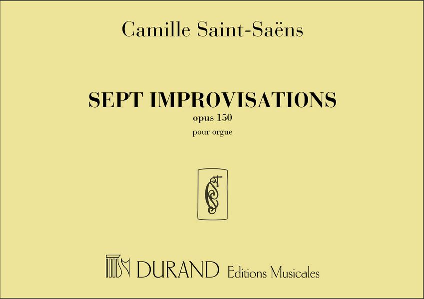 7 improvisations op.150  pour orgue  