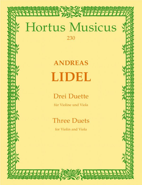 Drei Duette &nbsp;&nbsp;für Violine und Viola&nbsp;&nbsp;Spielpartitur