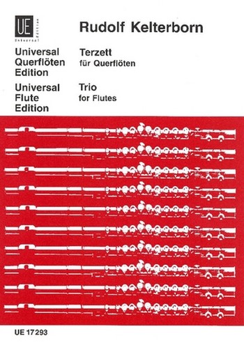 TERZETT FUER QUERFLOETEN =  TRIO FOR THREE FLUTES, 1982  BRAUN, GERHARD, ED      PARTITUR